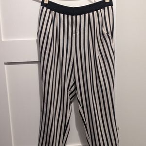 Lightweight BW striped pants